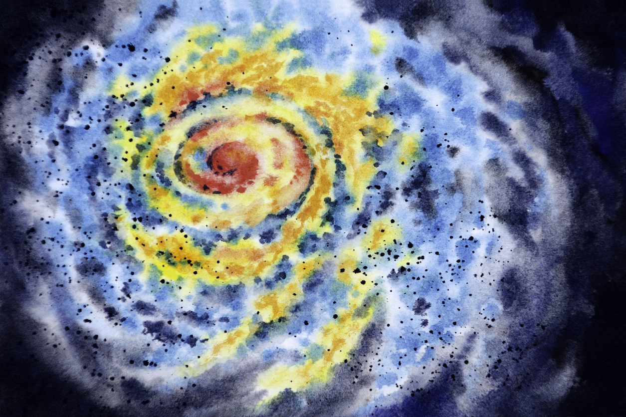 Swirling Storm System